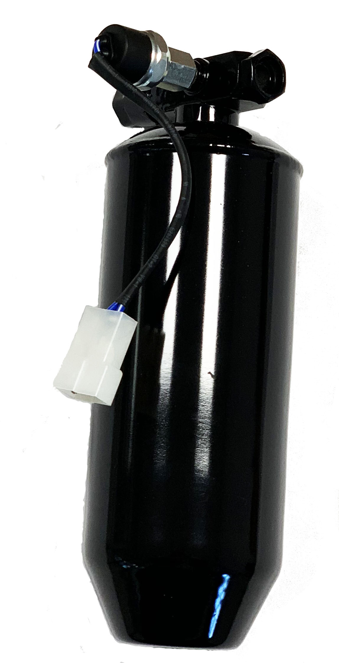 Filtro diametro 75x190MM attacchi O-RING M/F 5/8 con pressostato a 2 livelli