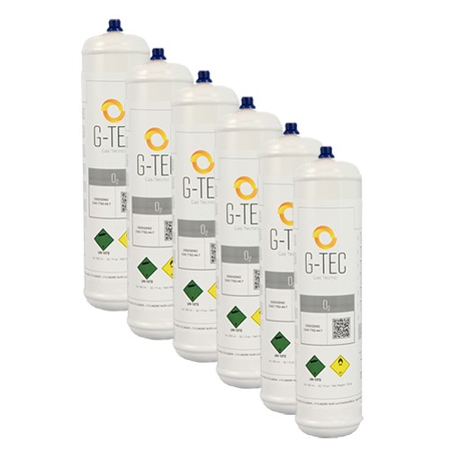 Bombola Ossigeno G-OXYGEN da 0,95 litri - conf. 6 pezzi
