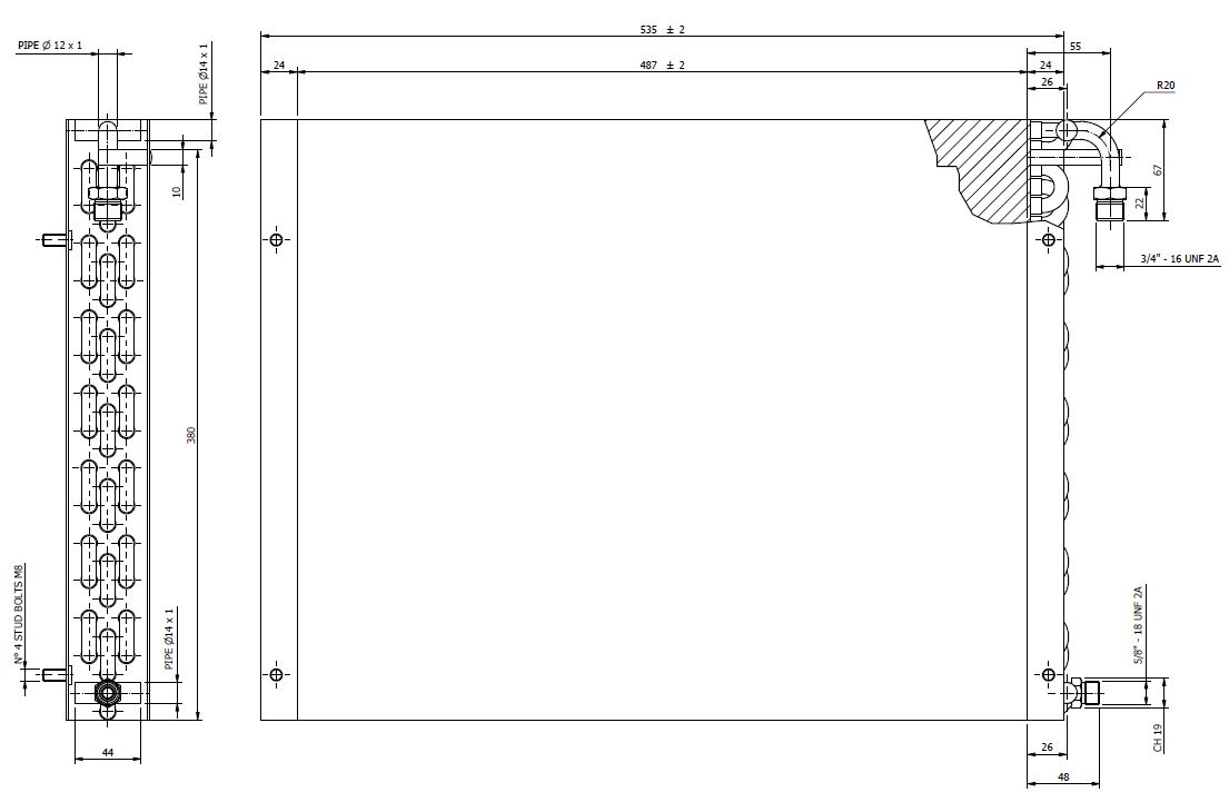 CONDENSATORE DIM. 487x400x44