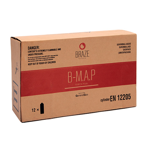 Bombola B-MAP 1 lt./420 gr. in conf. da 6 pezzi - per kit saldobrasatura