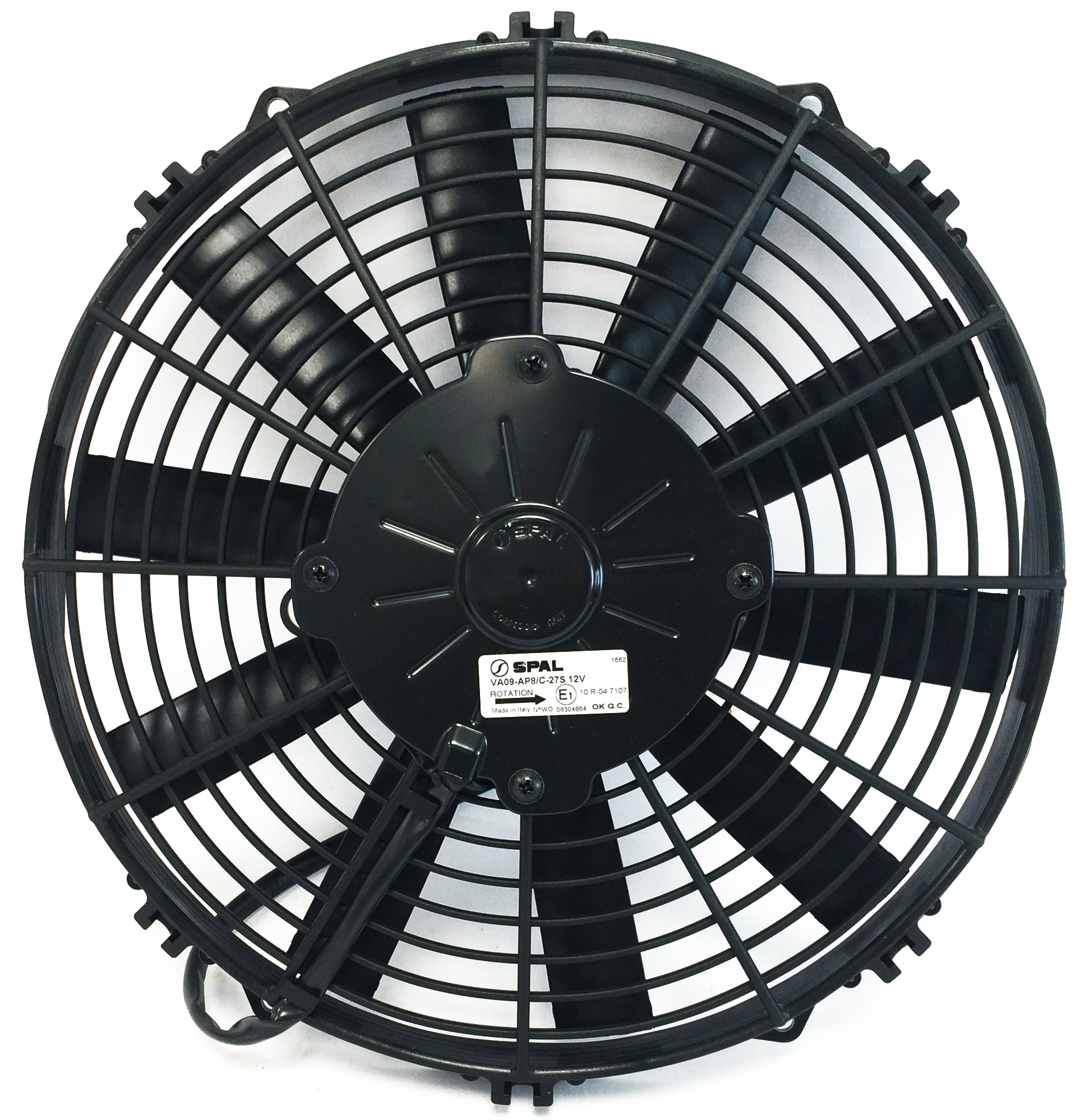 Elettroventilatore assiale VA09-AP8/C-27S 12V D.280MM 10PALE PREM