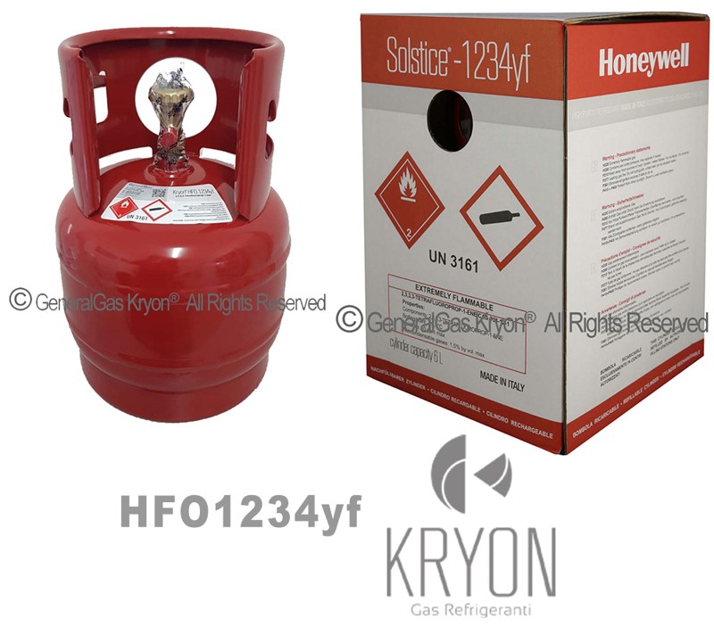 Bombola GAS REFRIGERANTE R1234yf (5 Kg)
