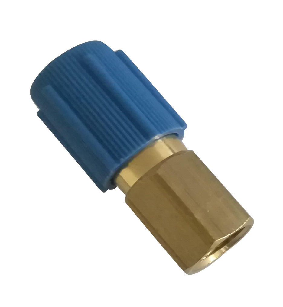 Adattatore BASSA PRESSIONE R12/R134 BLU