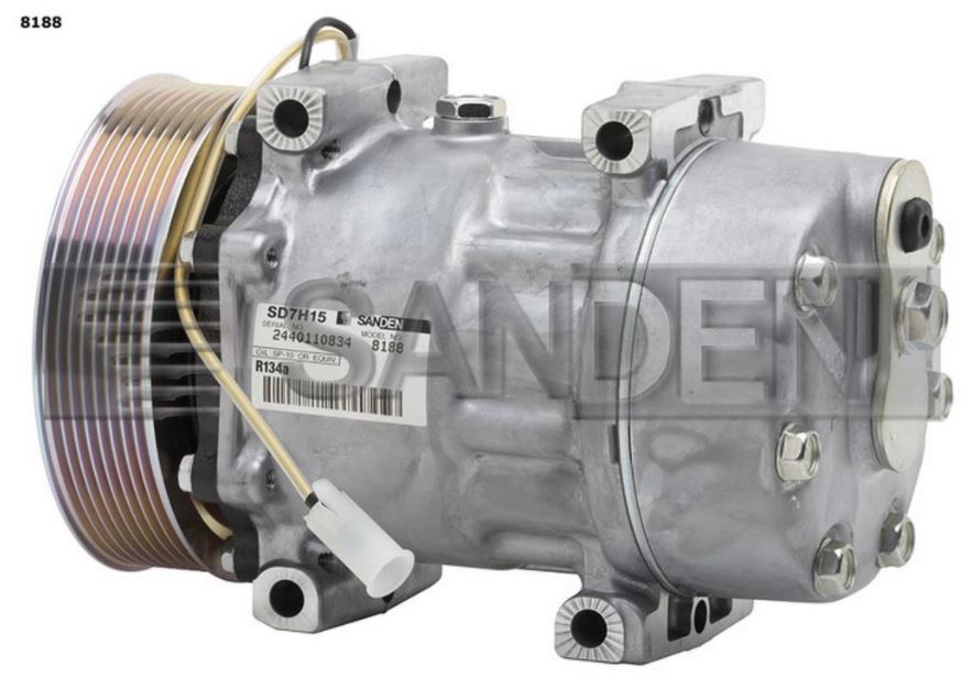 Compressore 8188-D.132 SD7H15SQ PV8 24V RVI