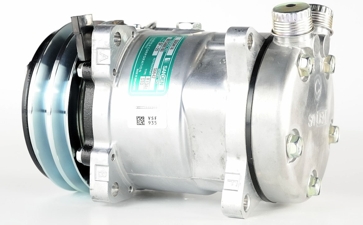 Compressore 6642-D.132 SD5H14C-2GOLE 12V.ROT.VER