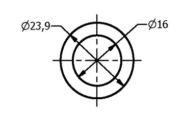 Tubo flessibile per aria condizionata FG100 PER G12 - 5/8" - Diam. Int. 16 mm