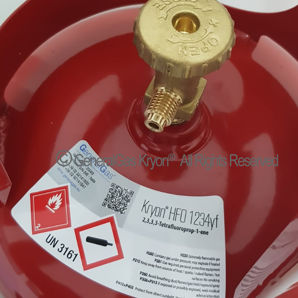 Bombola GAS REFRIGERANTE R1234yf (5 Kg)