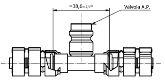 Giunzione FRIGOFLEX G6 + VALVOLA AP. REC