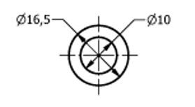 Tubo flessibile per aria condizionata FG100 PER G8 - 13/32" - Diam. Int. 10 mm