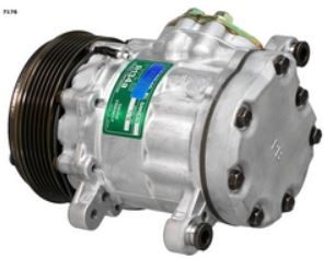 Compressore 7176-D.112 SD7B10PB-PK6-FLANGIA 12V.