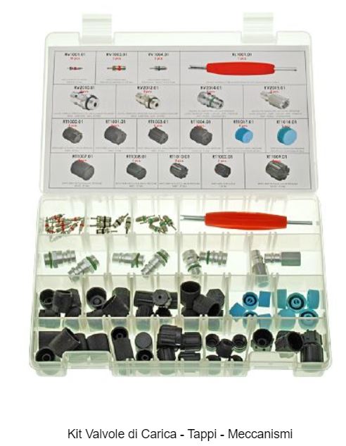 Kit per la manutenzione impianti A/C - Auto